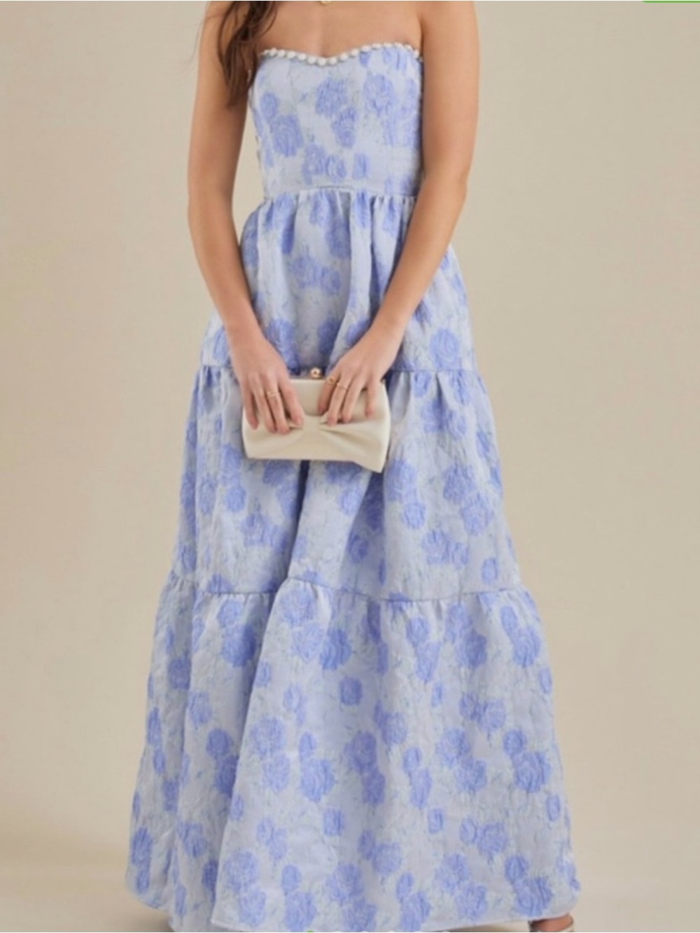 Altar'd State Skye Blue Floral Maxi
